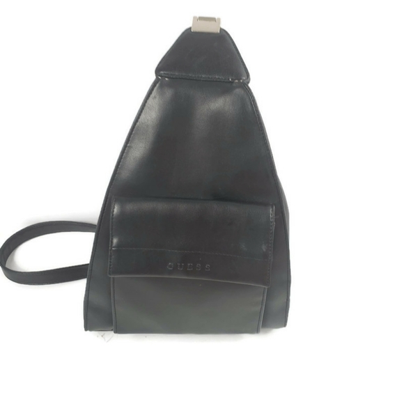 guess sling bag black